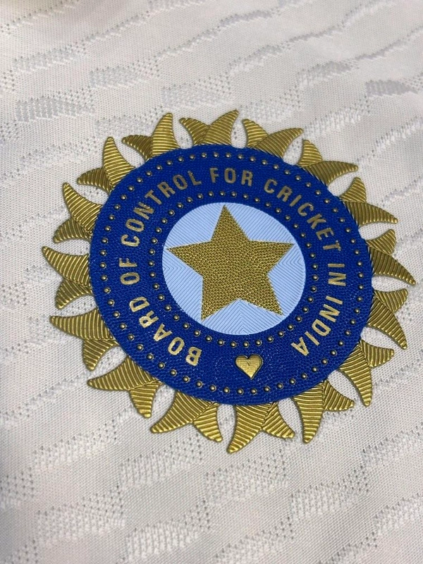 India Cricket Test Player Edition Full Sleeve Jersey - S