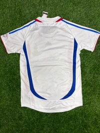 Retro France 2006 World Cup Away Half Sleeve  - L