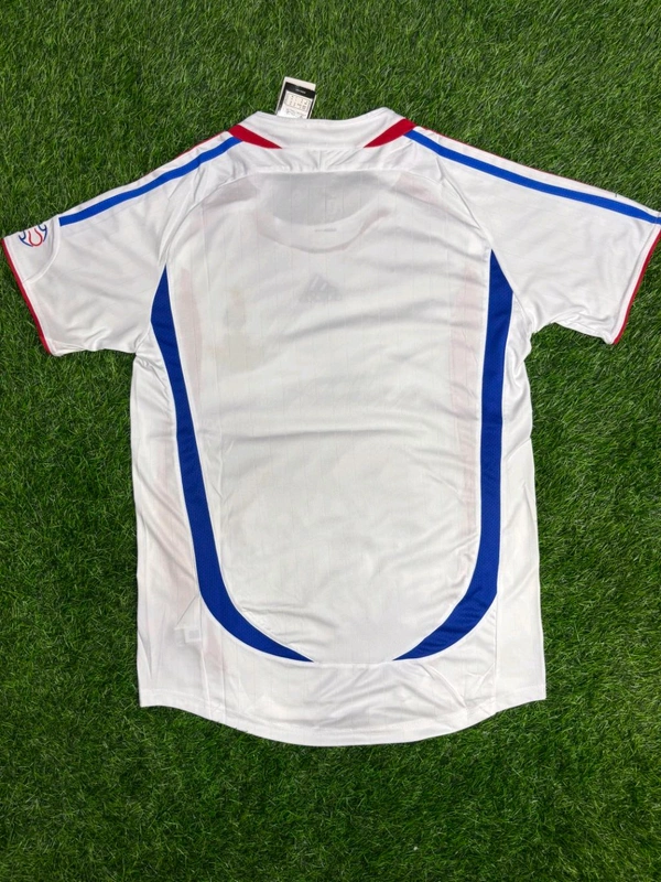 Retro France 2006 World Cup Away Half Sleeve  - L