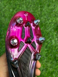 Speed Portal Pink And Black SG Low-top With Lace (Metal Changer) - 7.5
