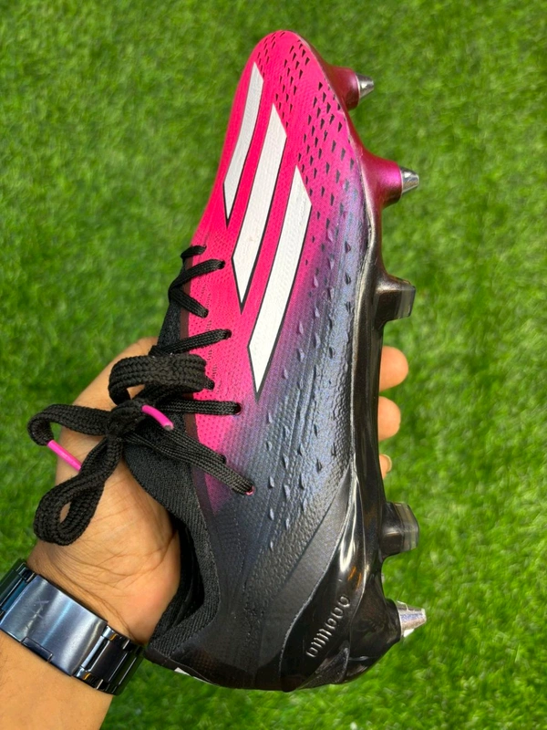Speed Portal Pink And Black SG Low-top With Lace (Metal Changer) - 8