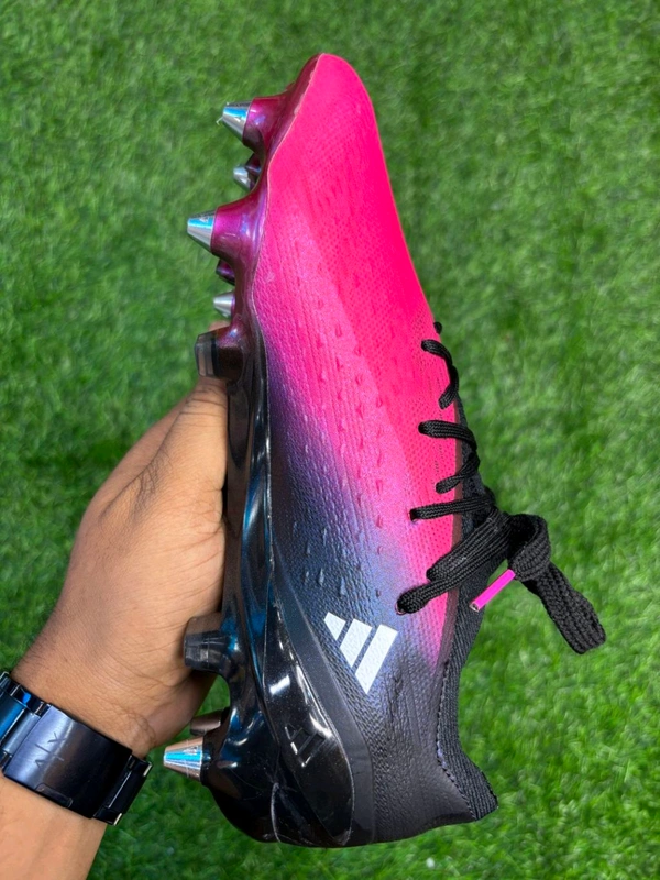 Speed Portal Pink And Black SG Low-top With Lace (Metal Changer) - 8