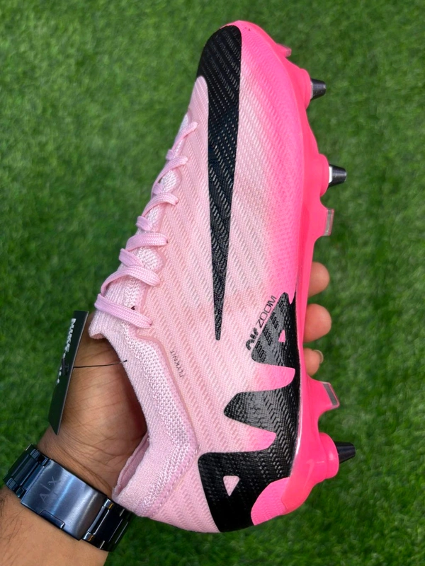 Mercurial Vapor 15 Baby Pink SG Low-top With Lace(Metal Changer) - 8.5