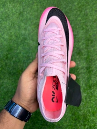 Mercurial Vapor 15 Baby Pink SG Low-top With Lace(Metal Changer) - 8.5