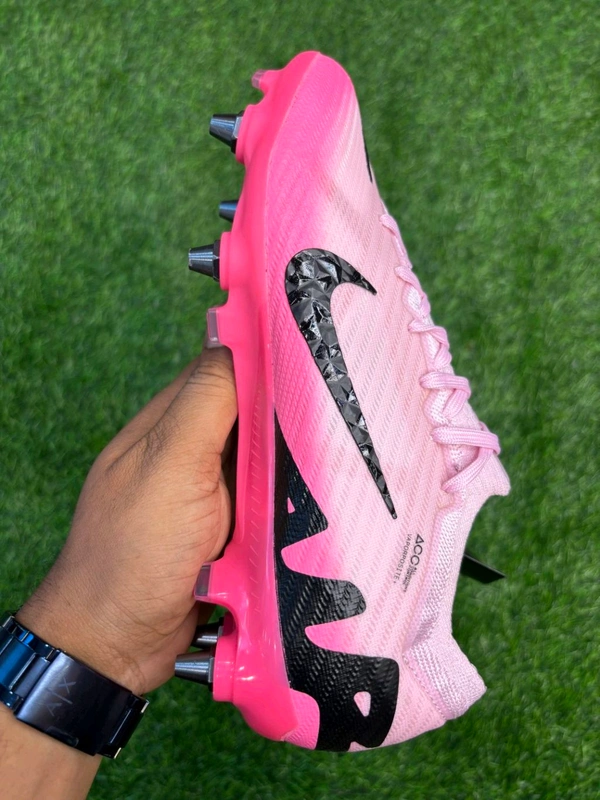 Mercurial Vapor 15 Baby Pink SG Low-top With Lace(Metal Changer) - 8.5