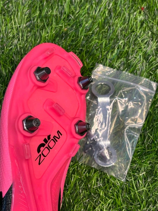 Mercurial Vapor 15 Baby Pink SG Low-top With Lace(Metal Changer) - 8.5