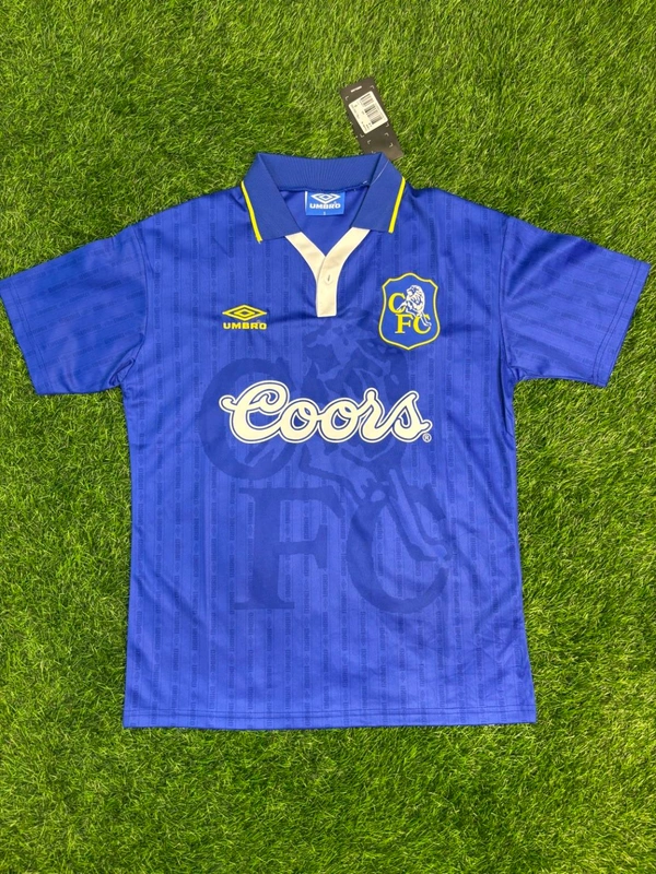 Retro Chelsea FC 1995-97 Home Half Sleeve  - M