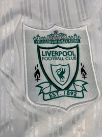 Retro Liverpool FC 1995-96 Away Half Sleeve  - L