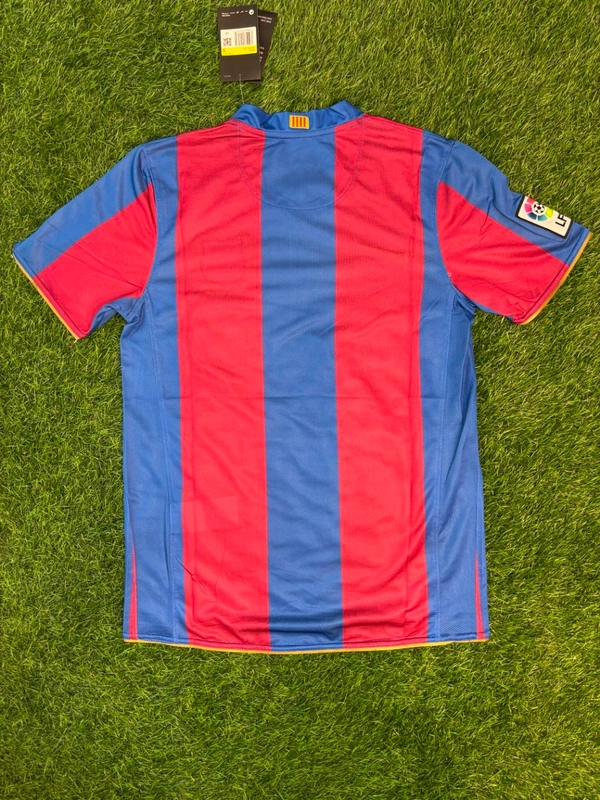 Retro Barcelona 2007-08 Home Half Sleeve  - XL