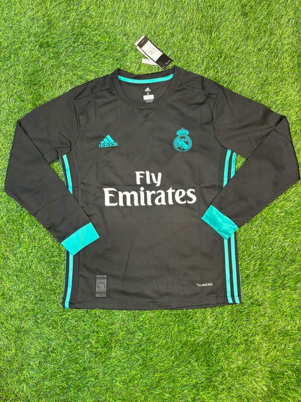 Retro Madrid 2017-18 Away Full Sleeve  - L