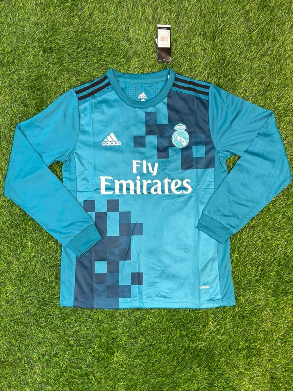 Retro Madrid 17/18 3rd Kit Bycycle Kick Full Sleeve  - M
