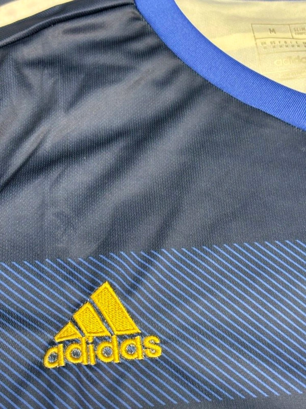Retro Argentina 2014 World Cup Final Half Sleeve With Short  - XL