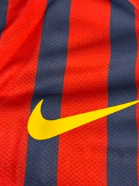Retro Barcelona 2011-12 Home Half Sleeve  - M