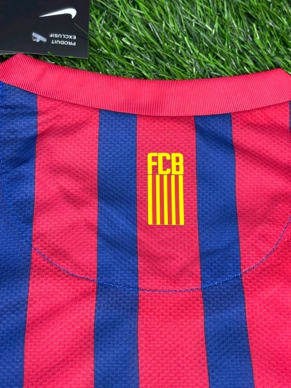 Retro Barcelona 2011-12 Home Half Sleeve  - M