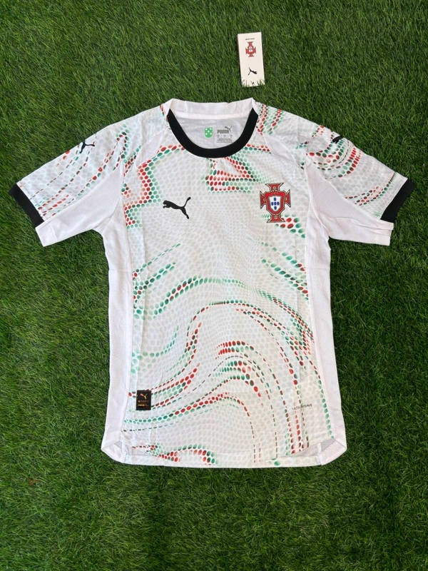 Portugal 2025 Away White Half Sleeve Player Edition  - S