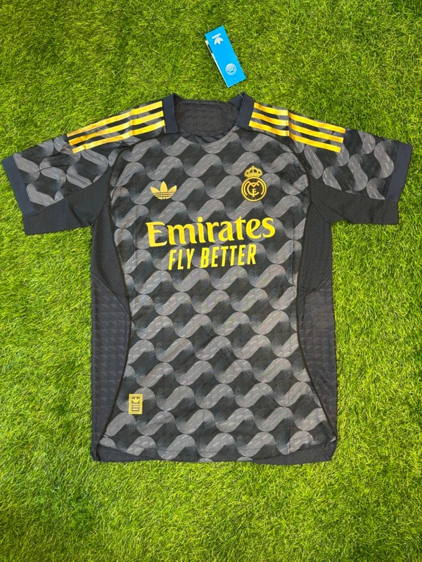 Madrid Black And Grey Colour Special Player Edition  - L