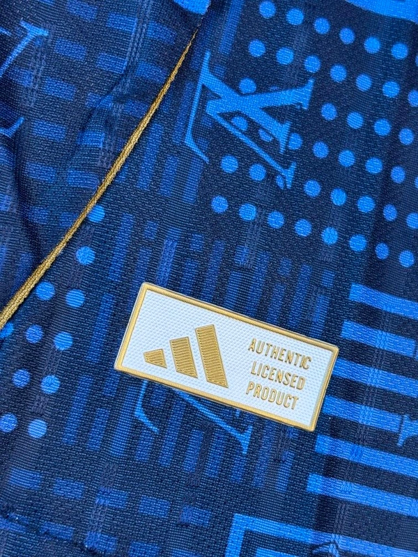 Madrid New Blue Colour Player Edition Half Sleeve  - S