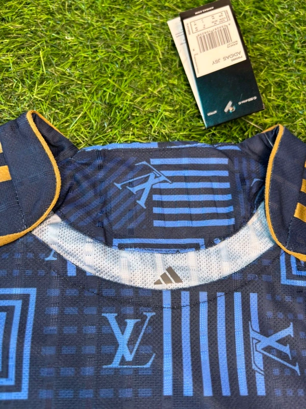 Madrid New Blue Colour Player Edition Half Sleeve  - M