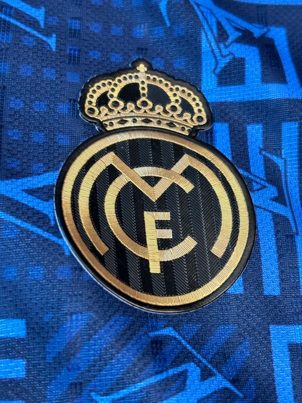 Madrid New Blue Colour Player Edition Half Sleeve  - XL