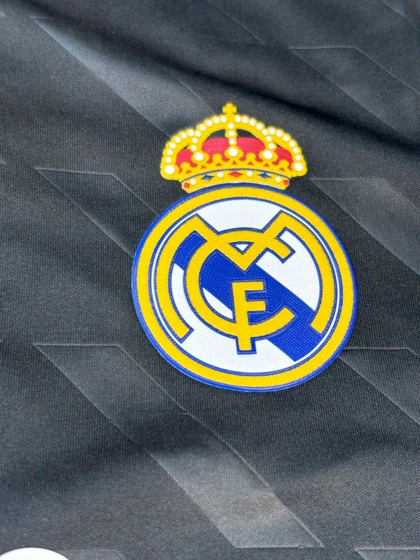 Retro Madrid 2011-12 Away Black Full Sleeve  - S