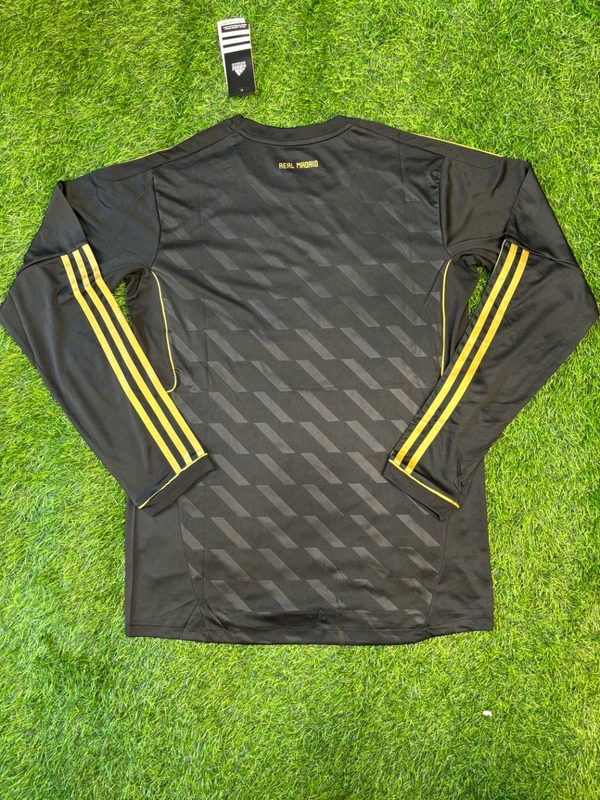 Retro Madrid 2011-12 Away Black Full Sleeve  - S