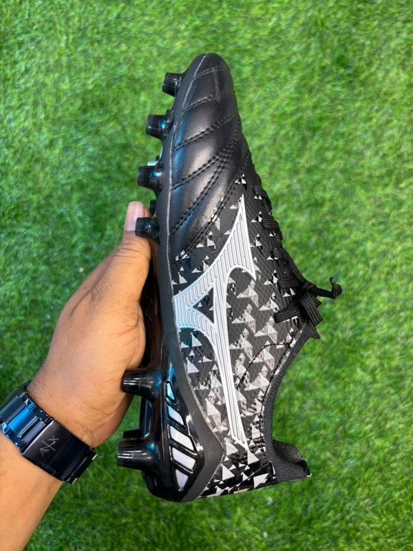 Mizuno Neo 3 Black And Silver FG With Lace  - 6