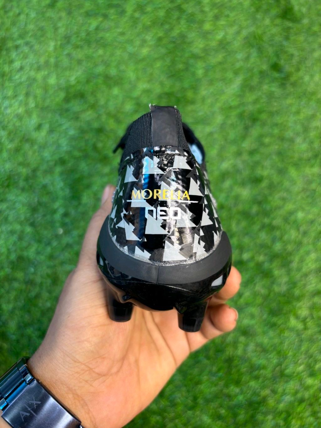 Mizuno Neo 3 Black And Silver FG With Lace