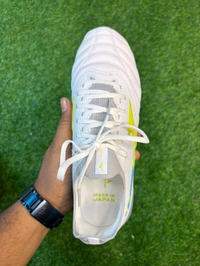 Mizuno Neo 3 White And Silver FG With Lace  - 6.5