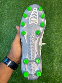 Mizuno Neo 3 White And Green FG With Lace  - 6
