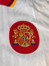 Retro Spain 1994 Away White Half Sleeve - S