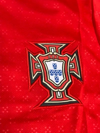 Portugal 2025 Home Half Sleeve Fan Edition With Short  - M
