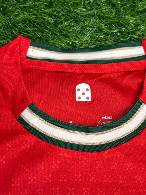 Portugal 2025 Home Half Sleeve Fan Edition With Short  - M