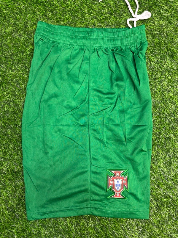 Portugal 2025 Home Half Sleeve Fan Edition With Short  - M