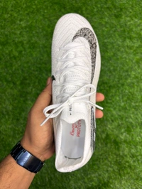 Mercurial Vapor 16 Elite Silver Black With Lace FG - 5.5