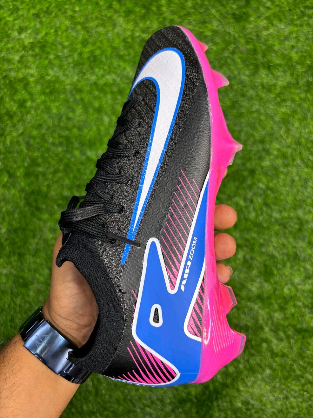 black and pink mercurial