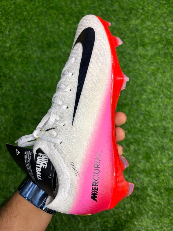Mercurial Vapor 16 White Red Low-top With Lace FG  - 7