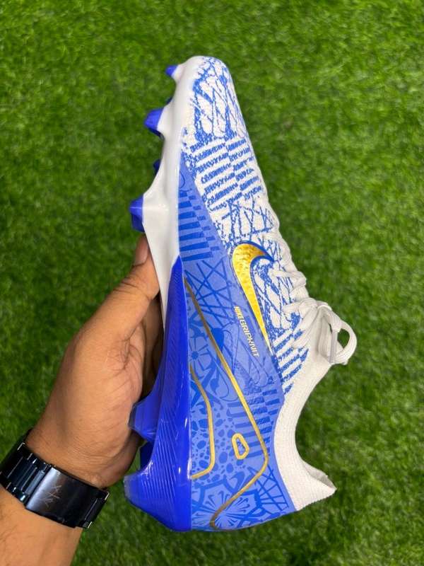 Mercurial Vapor 16 White Blue With Lace FG  - 8.5