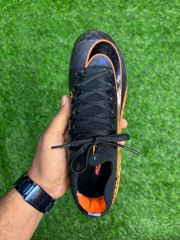 Mercurial Vapor 16 Black Yellow With Lace FG  - 7