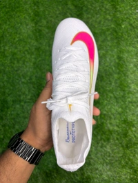 Mercurial Vapor 16 Elite White Pink Low-top With Lace FG - 8.5