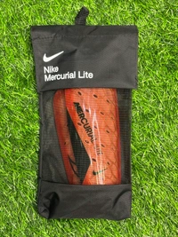 Mercurial Lite Orange Colour Premium Shin Pad