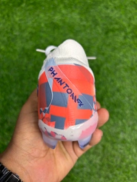 PhantomGX Luna White & Orange Low-top FG With Lace  - 7.5