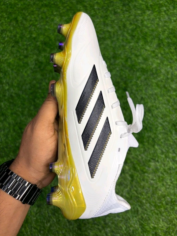 Copa Pure 3 Elite White & Green With Lace FG - 6.5