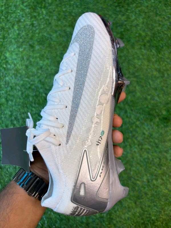 Mercurial Vapor 16 White & Silver Low-top FG(VINI JR) - 6