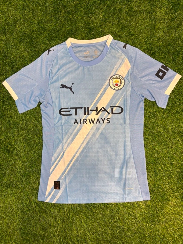 Manchester City 25/26 Home Player Edition Half Sleeve  - XXL