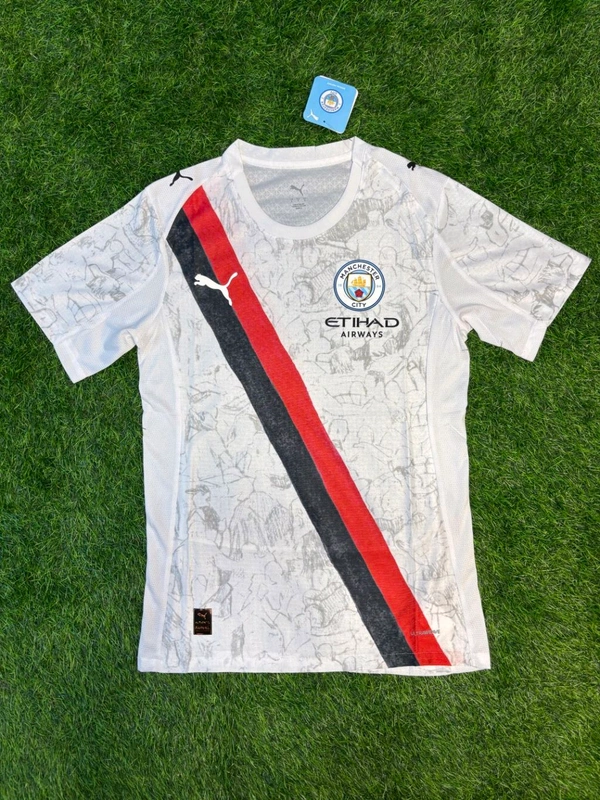 Manchester City 25/26 Away Player Edition Half Sleeve  - M
