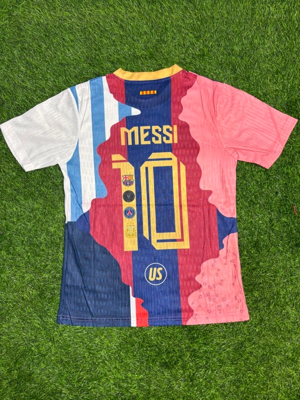 Messi Tribute Combo Jersey Player Edition Half Sleeve  - S