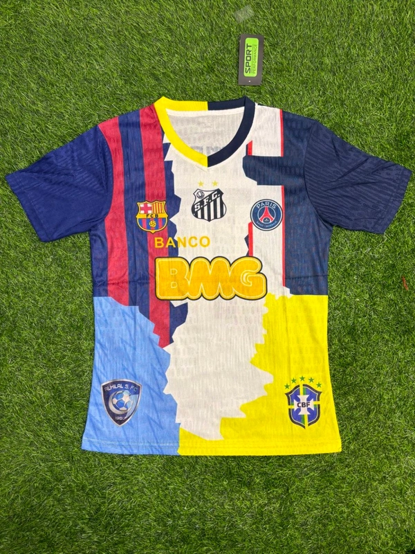 Neymar Jr Tribute Combo Jersey  Player Edition Half Sleeve  - S