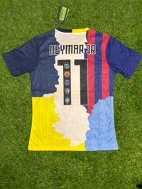 Neymar Jr Tribute Combo Jersey  Player Edition Half Sleeve  - M