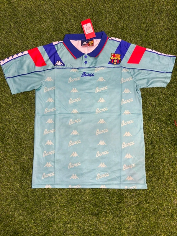 Retro FC Barcelona 1992/93 Away Half Sleeve  - S