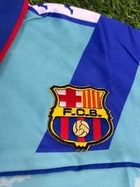 Retro FC Barcelona 1992/93 Away Half Sleeve  - L